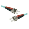 Image de exertis Connect - Cordon de raccordement - ST/UPC multimode (M) pour ST/UPC multimode (M) - 10 m - 2 mm - fibre optique - duplex - 50 / 125 microns -