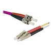 Image de GENERIQUE Généric Jarretière optique duplex multimode 2mm OM4 LC-UPC/ST-UPC (2 mètres)