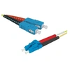 Image de exertis Connect - Cordon de raccordement - mode unique SC/UPC (M) pour mode unique LC/UPC (M) - 3 m - 2 mm - fibre optique - duplex - 9 / 125