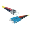 Image de exertis Connect - Cordon de raccordement - mode unique SC/PC (M) pour mode unique SC/UPC (M) - 3 m - 2 mm - fibre optique - duplex - 9 / 125