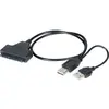 Image de Adaptateur usb 2.0 sata 2.5 ssd-hdd auto-alimenté
