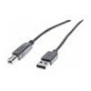 Image de Cordon éco usb 2. 0 type a /b gris - 1,8 m