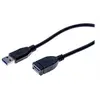 Image de exertis Connect - Rallonge de câble USB - USB type A (M) pour USB type A (F) - USB 3.0 - 2 m - noir
