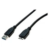 Image de Cordon USB 3.0 type A / micro B noir - 1,8 m
