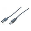 Image de Cordon USB 2.0 A / B gris - 3,0 m