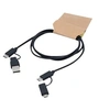 Image de exertis Connect - Câble USB - USB, 24 pin USB-C (M) pour Micro-USB de type B, 24 pin USB-C (M) - USB 2.0 - 1 m - noir