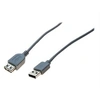 Image de exertis Connect - Rallonge de câble USB - USB (M) pour USB (F) - USB 2.0 - 40 cm - gris