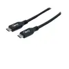 Image de exertis Connect - Câble USB - 24 pin USB-C (M) pour 24 pin USB-C (M) - USB4 - 80 cm - support 8K, Alimentation USB (100 W) - noir