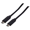Image de exertis Connect - Câble USB - 24 pin USB-C (M) pour 24 pin USB-C (M) - USB 3.2 Gen 2 - 1 m - débit de transfert de données jusqu'à 10 Gbps - noir