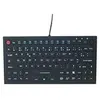 Image de exertis Connect - Clavier - avec pavé tactile à 2 boutons - lavable - USB - AZERTY - Français - noir