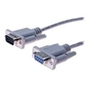 Image de exertis Connect - Rallonge de câble série - DB-9 (M) pour DB-9 (F) - moulé - gris