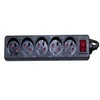 Image de - Coupe-circuit - 3680 Watt - entrée : CEE 7/7 - connecteurs de sortie : 5 (5 x alimentation CEE 7/5) - 1.5 m cordon - noir