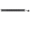 Image de - Coupe-circuit (rack-montable) - CA 230 V - entrée : CEE 7/7 - connecteurs de sortie : 6 (CEE 7/5) - 1U - 19" - 2.35 m - noir