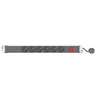 Image de - Coupe-circuit (rack-montable) - entrée : CEE 7/7 - connecteurs de sortie : 6 (6 x alimentations CEE 7/5) - 1U - 19" - 2.3 m cordon