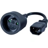 Image de Adaptateur iec c14 cee7 femelle