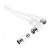 Image de Cordon antenne TV Male Femelle - 5m