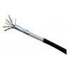 Image de Cordon RJ45 étanche catégorie 6 F/UTP noir - 3 m
