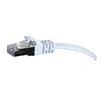 Image de Cordon RJ45 plat catégorie 6 U/FTP snagless blanc - 0,5 m