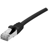 Image de exertis Connect - Cordon de raccordement - RJ-45 (M) pour RJ-45 (M) - 50 m - SFTP - CAT 6a - moulé, sans crochet - noir