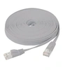 Image de exertis Connect - Cordon de raccordement - RJ-45 (M) pour RJ-45 (M) - 5 m - U / FTP (Paire torsadée blindée) - CAT 6 - sans crochet, plat - gris