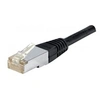 Image de - Cordon de raccordement - RJ-45 (M) pour RJ-45 (M) - 5 m - FTP - CAT 6a - moulé - noir