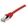 Image de Cordon RJ45 catégorie 6A F/UTP LSOH snagless rouge - 0,3 m