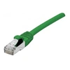 Image de Cordon RJ45 catégorie 6A F/UTP LSOH snagless vert - 0,3 m