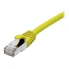 Image de Cordon RJ45 catégorie 6A F/UTP LSOH snagless jaune - 1 m