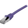 Image de exertis Connect - Cordon de raccordement - RJ-45 (M) pour RJ-45 (M) - 1.5 m - blindé F/UTP - CAT 6 - sans halogène, sans crochet - violet