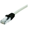 Image de exertis Connect - Cordon de raccordement - RJ-45 (M) pour RJ-45 (M) - 1 m - S/FTP - CAT 6 - sans halogène, sans crochet - gris