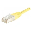Image de Cordon RJ45 catégorie 6 F/UTP jaune - 0,3 m