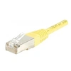 Image de Cordon patch RJ45 F/UTP CAT6 jaune - 1m