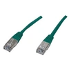 Image de Exertis - Cordon de raccordement - RJ-45 (M) pour RJ-45 (M) - 50 cm - paire torsadée écrantée (F/UTP) - CAT 6 - moulé - vert