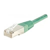 Image de Exertis - Cordon de raccordement - RJ-45 (M) pour RJ-45 (M) - 3 m - F/UTP (ScTP) - CAT 6 - vert