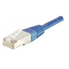 Image de exertis Connect - Cordon de raccordement - RJ-45 (M) pour RJ-45 (M) - 2 m - paire torsadée écrantée (F/UTP) - CAT 6 - intérieur, moulé - bleu