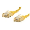 Image de Cordon RJ45 catégorie 6 U/UTP jaune - 0,5 m