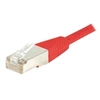 Image de CORDON RJ45 patch SSTP CAT 6 Croisé Rouge - 5 M