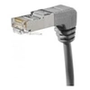 Image de Cordon RJ45 catégorie 5e F/UTP coudé bas gris - 1 m