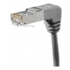 Image de Cordon Patch RJ45 FTP CAT5e Coudé bas Gris - 2 M