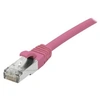 Image de - Cordon de raccordement - RJ-45 (M) pour RJ-45 (M) - 5 m - SFTP, PiMF - CAT 6a - sans halogène, moulé, sans crochet - rose