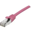 Image de - Cordon de raccordement - RJ-45 (M) pour RJ-45 (M) - 15 m - SFTP - CAT 6a - sans halogène, moulé, sans crochet - rose