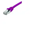 Image de Cordon RJ45 catégorie 6 F/UTP LSOH snagless violet - 0,5 m