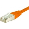 Image de Cordon RJ45 catà gorie 6 S/FTP orange - 0,5 m