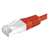 Image de - Cordon de raccordement - RJ-45 (M) pour RJ-45 (M) - 7.5 m - SFTP, PiMF - CAT 6a - moulé - rouge
