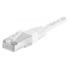 Image de Dexlan - Cordon de raccordement - RJ-45 (M) pour RJ-45 (M) - 25 m - S/FTP - CAT 6a - blanc