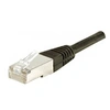Image de Dexlan - Cordon de raccordement - RJ-45 (M) pour RJ-45 (M) - 25 m - S/FTP - CAT 6a - moulé - noir