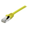 Image de - Câble réseau - RJ-45 (M) pour RJ-45 (M) - 5 m - SFTP - CAT 6a - sans halogène, sans crochet - jaune