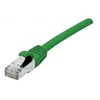 Image de - Cordon de raccordement - RJ-45 (M) pour RJ-45 (M) - 50 cm - SFTP - CAT 6a - sans halogène, moulé, sans crochet - vert