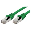 Image de exertis Connect - Cordon de raccordement - RJ-45 (M) pour RJ-45 (M) - 3 m - SFTP, PiMF - CAT 6a - sans halogène, moulé, sans crochet - vert