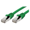 Image de exertis Connect - Cordon de raccordement - RJ-45 (M) pour RJ-45 (M) - 5 m - SFTP, PiMF - CAT 6a - sans halogène, moulé, sans crochet - vert